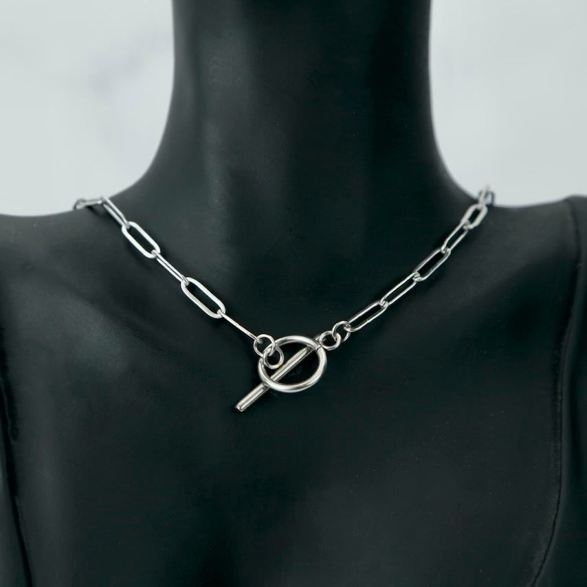 PaperClip Necklace Choker