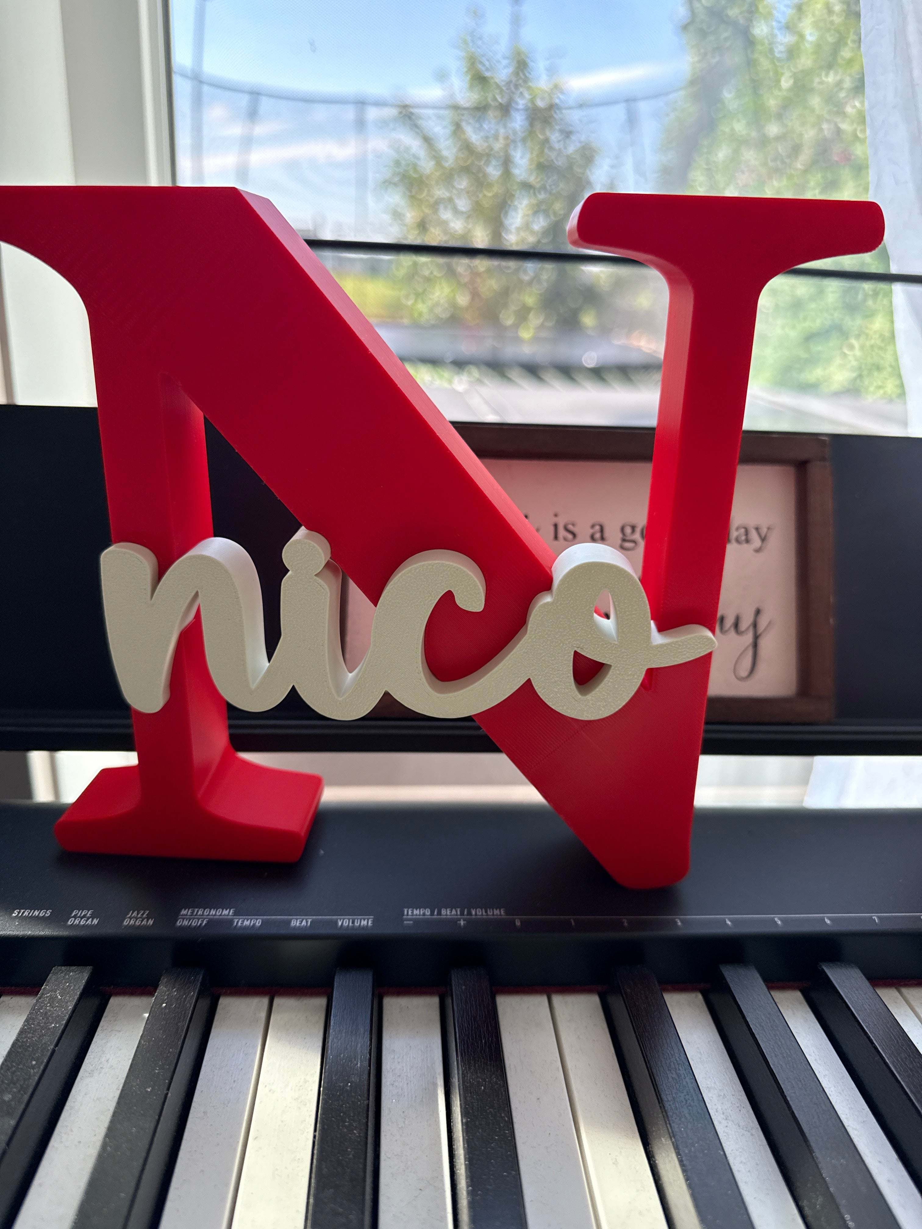 Personalized 3D Name Sign