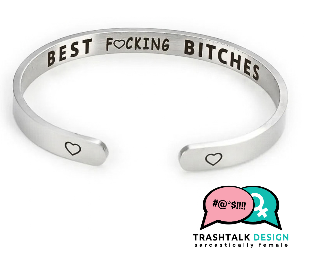 Motivational Sweary Cuff Bracelets
