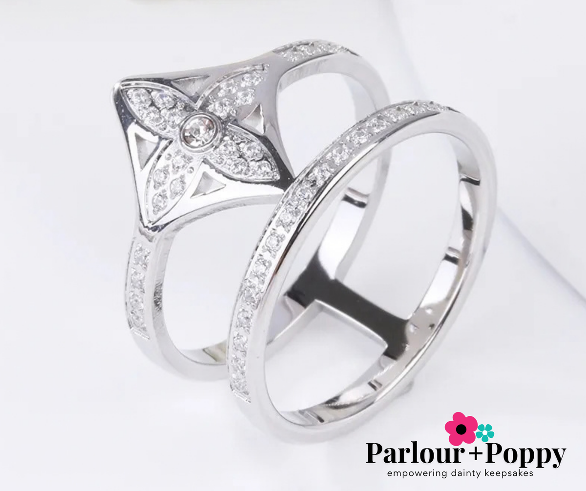 Clover Double Stack Rings