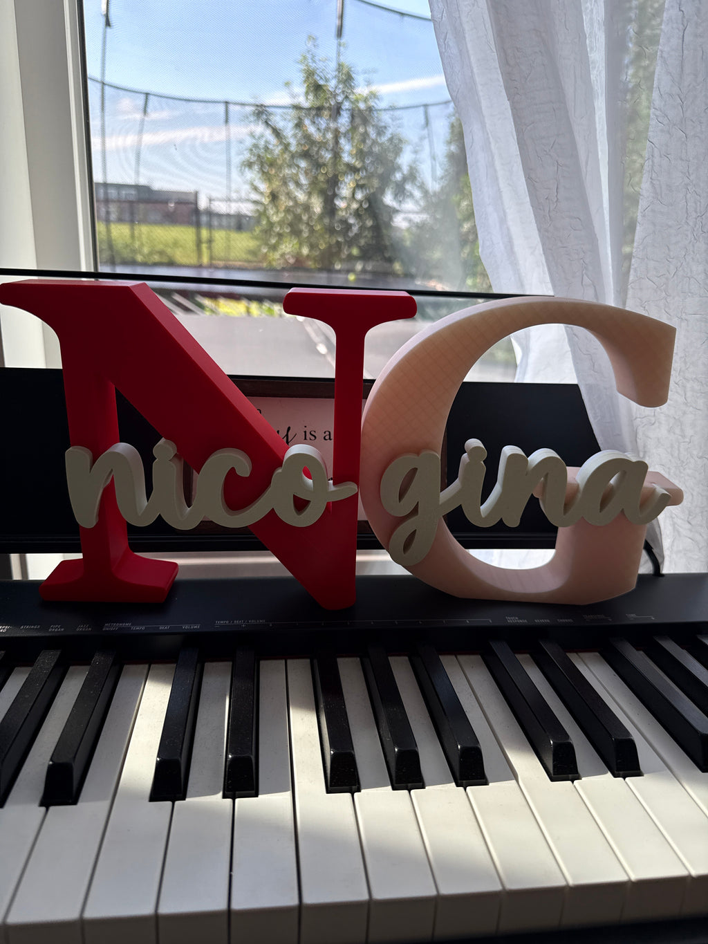 Personalized 3D Name Sign