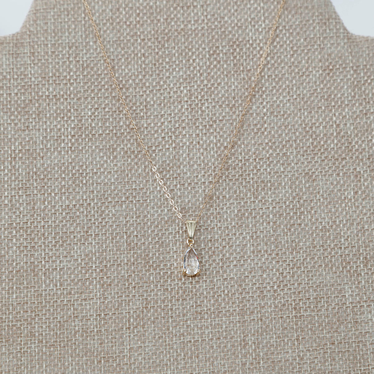 Faceted Crystal Cut Necklace
