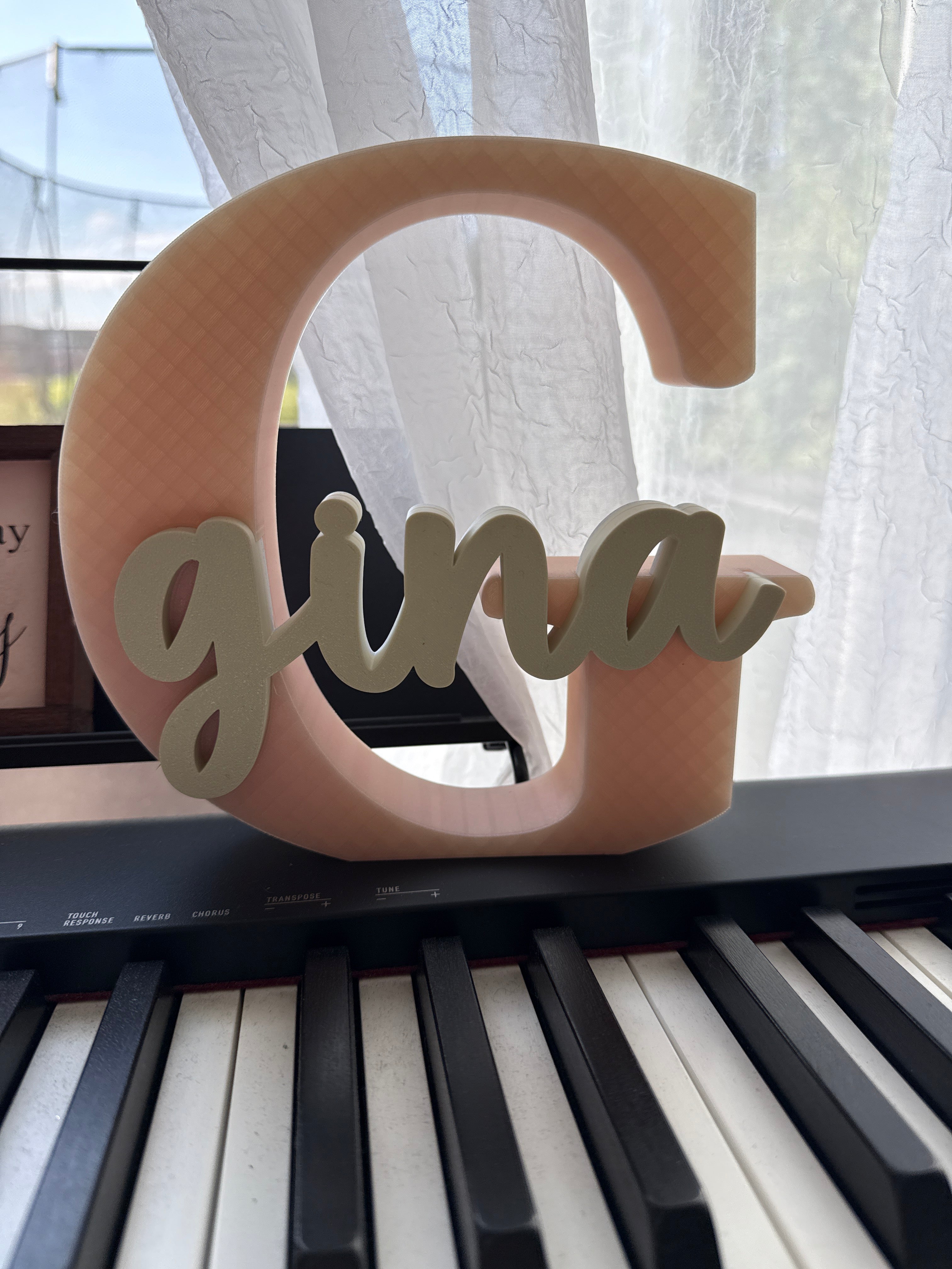 Personalized 3D Name Sign