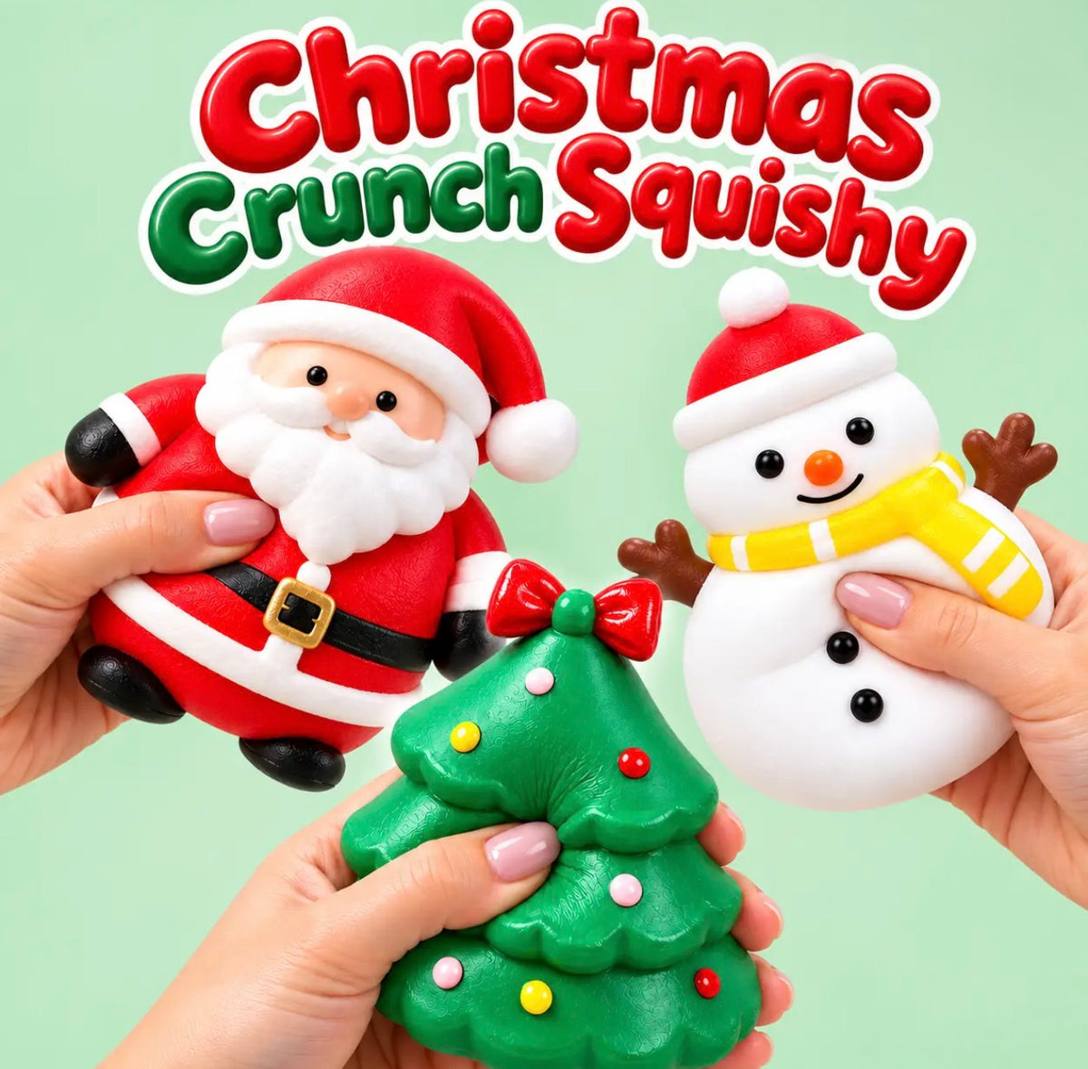 Christmas Crunch ASMR Holiday Squishes