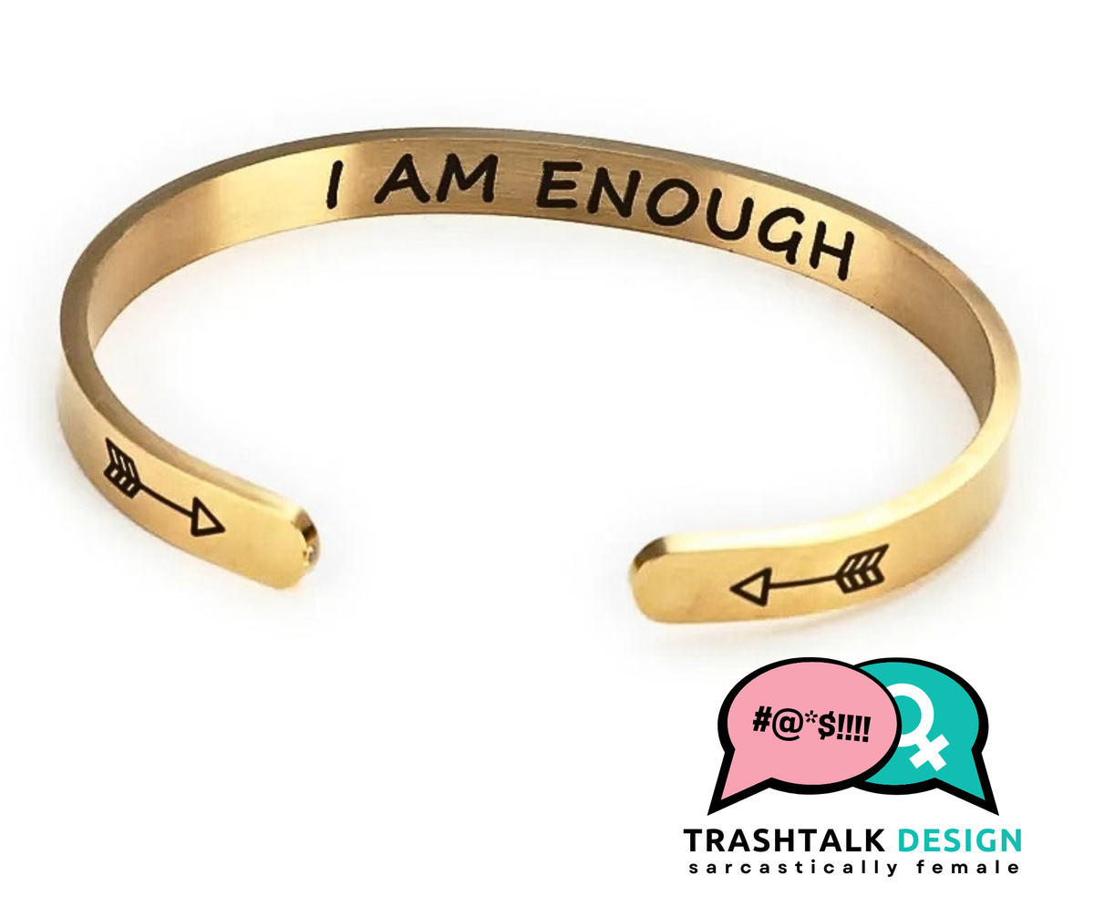 Motivational Sweary Cuff Bracelets