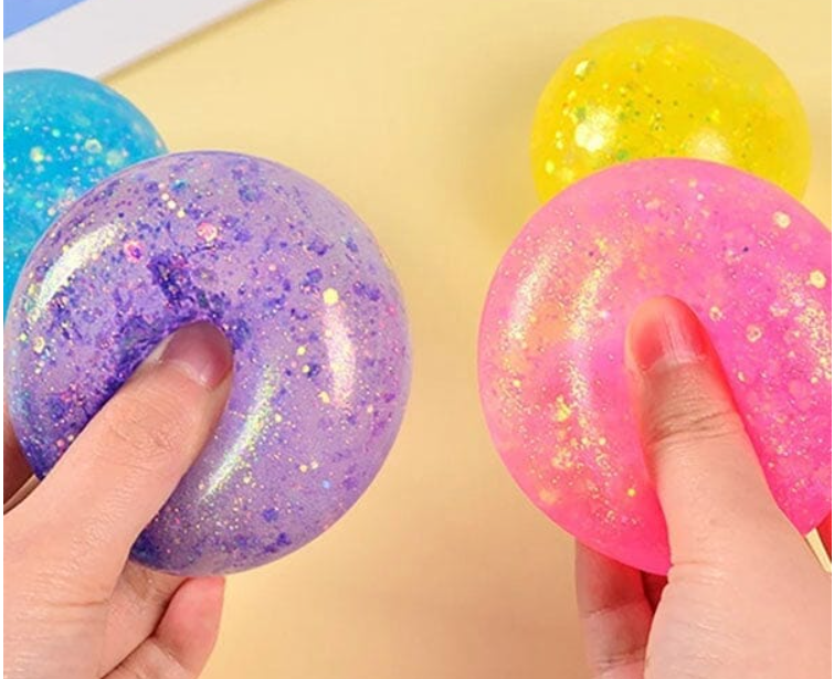 SugarSqueez Squishies® Fidget Sugar Glitter Stress Ball