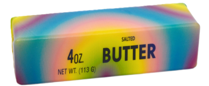 Rainbow Butter Foam Slow Rise