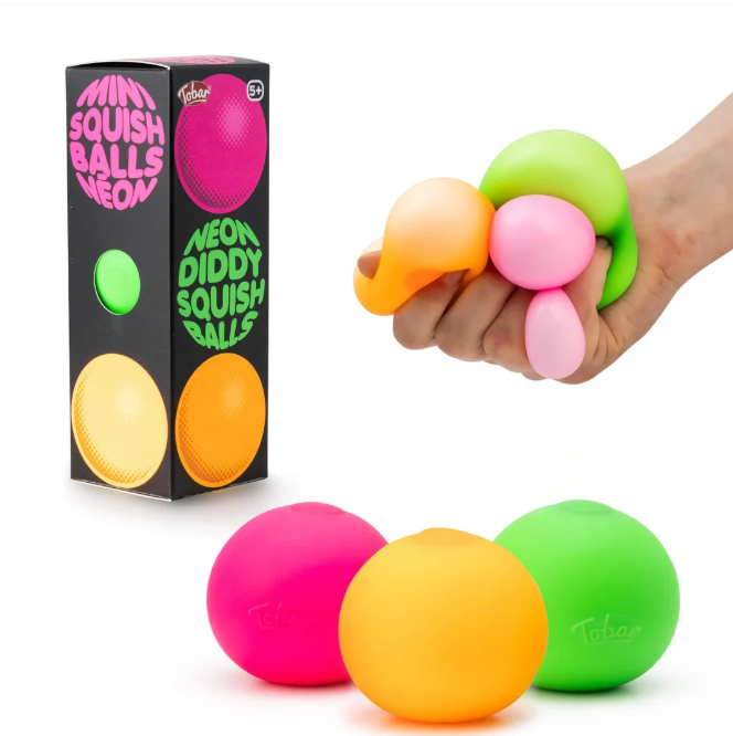 Scunchems® Mini Neon Squish Balls