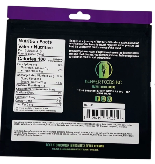 Berry Clusters Freeze Dried Candy