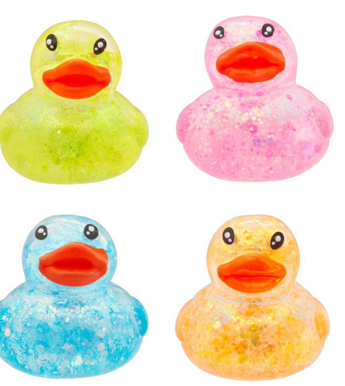 Squishy Glitter Ducks
