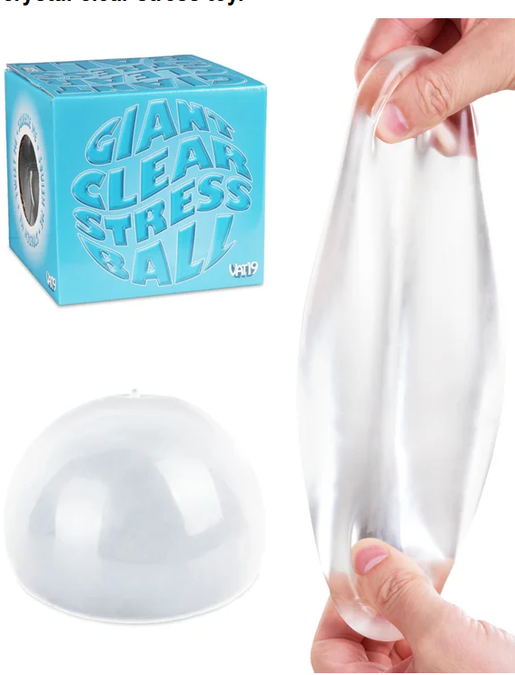 Giant Clear Stress Ball