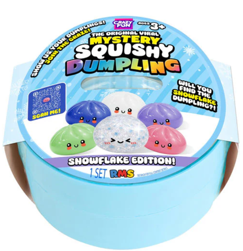 RMS® Mystery Squishy Dumpling Snowflake Edition