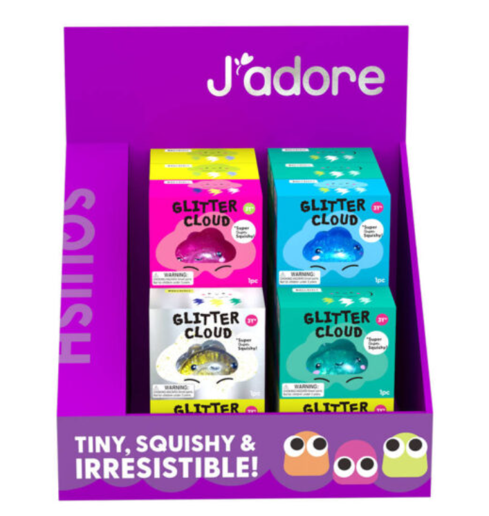 J’adore® Glitter Cloud Squishy