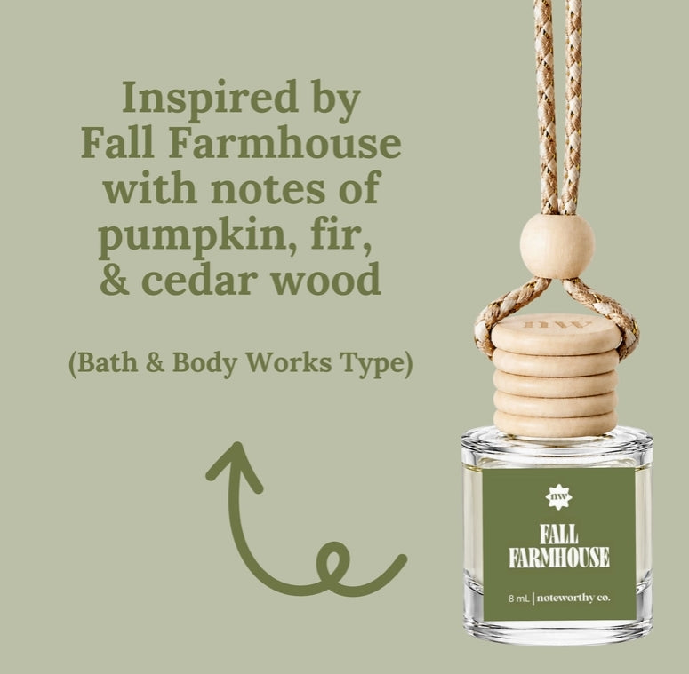 Fall Scent Car Diffusers