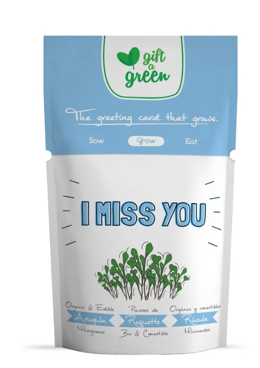"I miss you" Arugula Microgreens