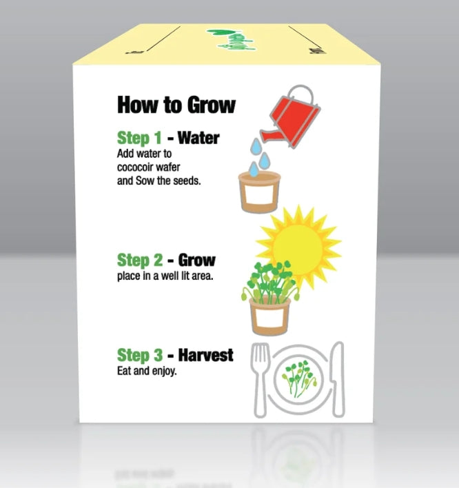 "Happy Birthday" Large microgreens kit
