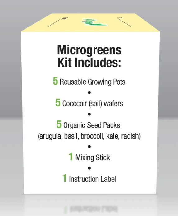 "Thanks for helping me grow" large microgreen box
