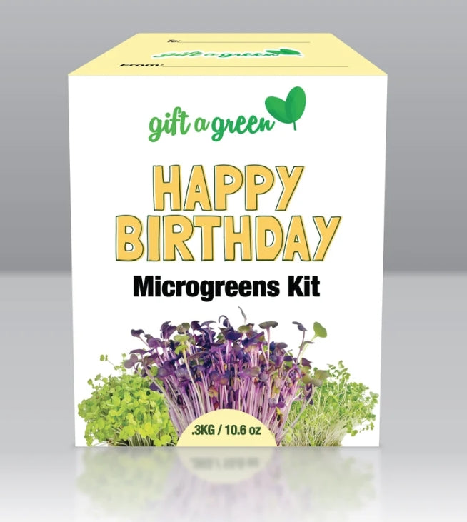 "Happy Birthday" Large microgreens kit