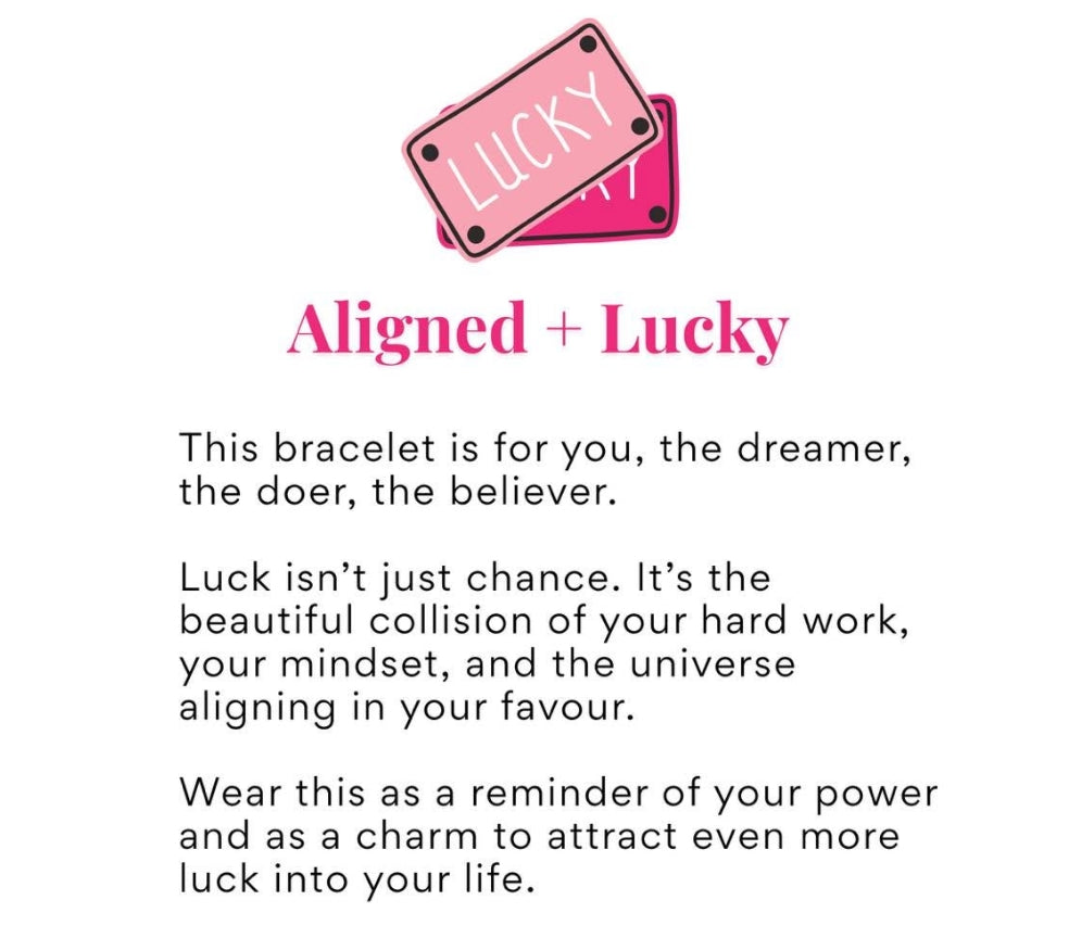 Aligned & Lucky Bracelet