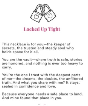 Locked Up Tight Necklace