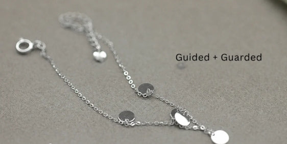 Guided + Guarded Dainty Medallion Bracelet