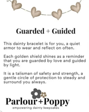 Guided + Guarded Dainty Medallion Bracelet