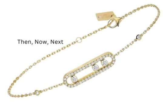 Then, Now, Next  Manifestation Bracelet