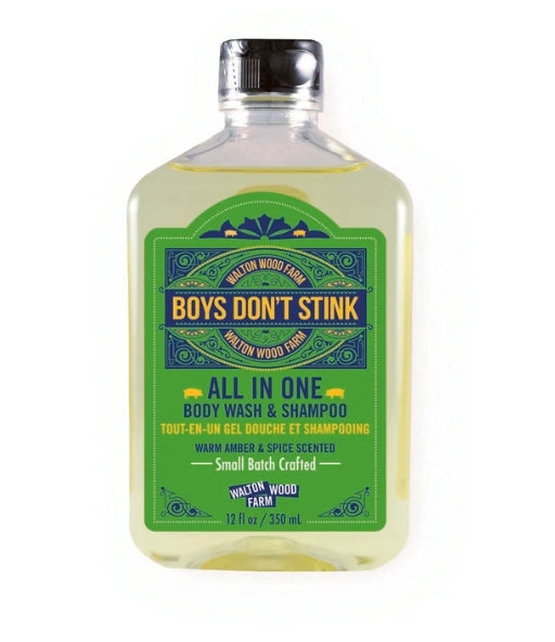 Boys Don't Stink All-in-One Body Wash & Shampoo