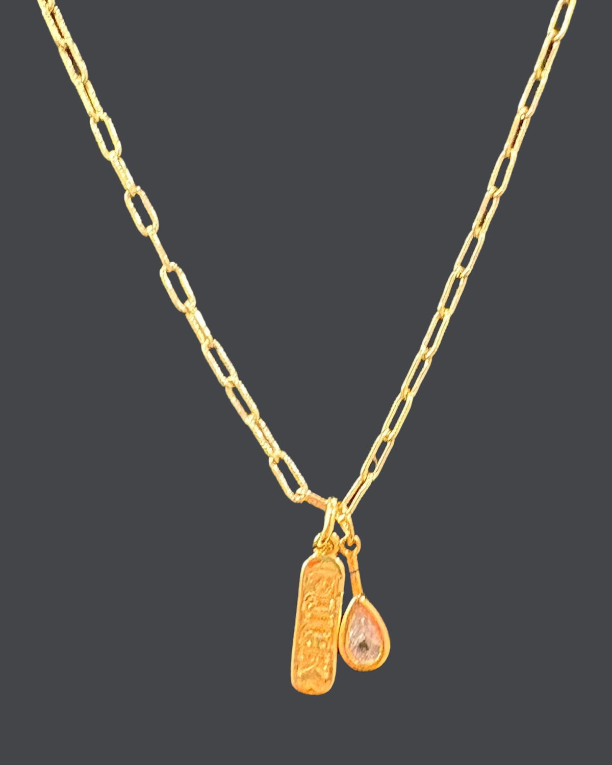 Female Empowerment "Fuck" Necklace in Gold