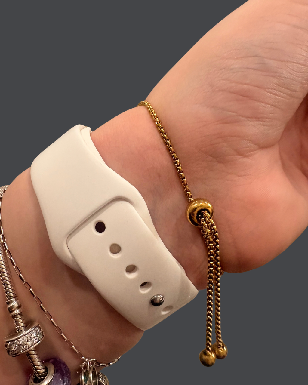 Yet Unwritten Bar Bracelet in Gold