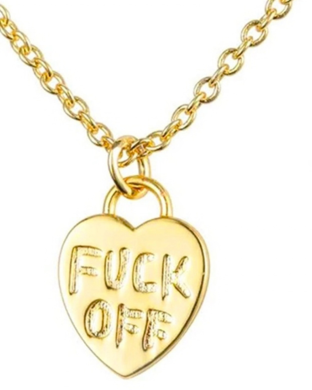 "Fuck Off" Statement Necklace