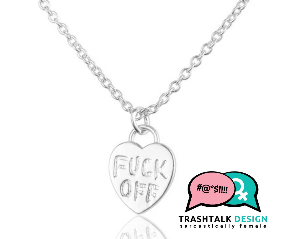 "Fuck Off" Statement Necklace