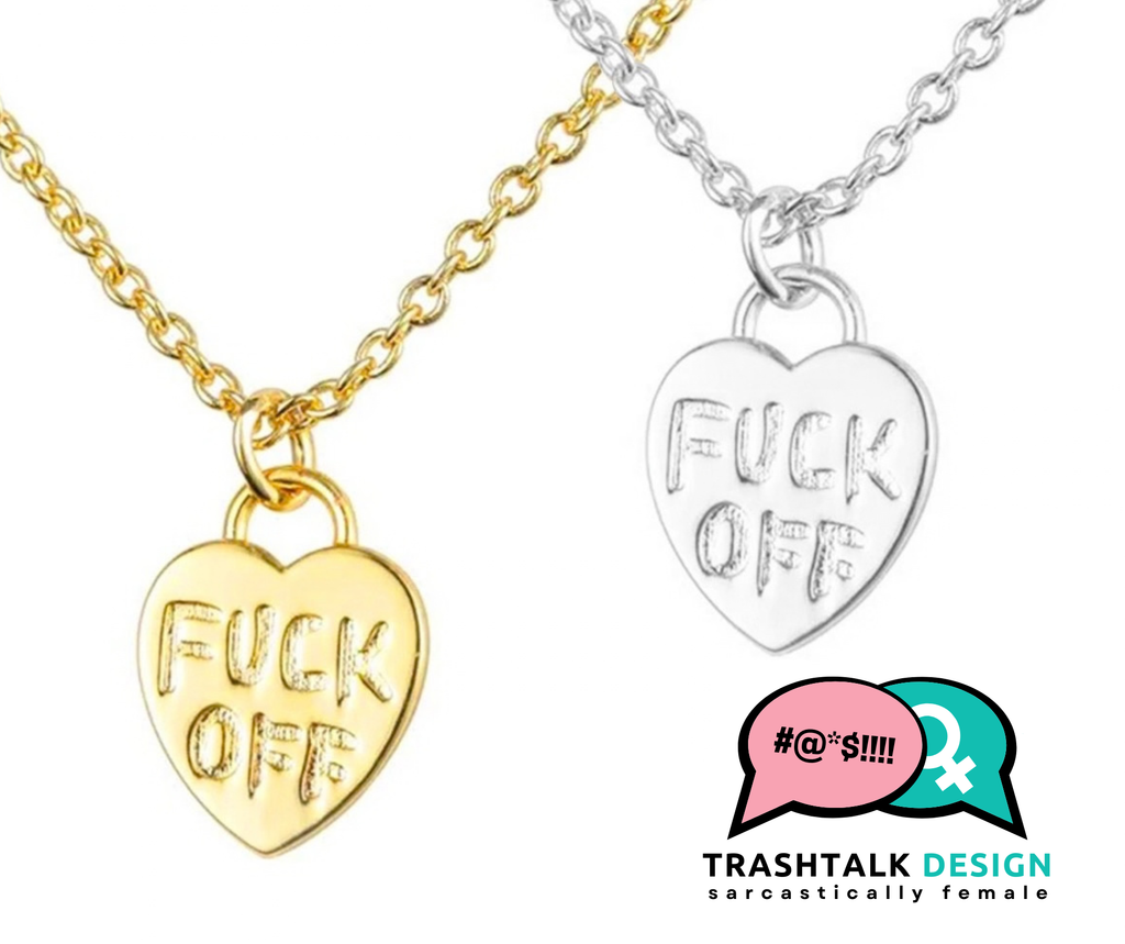 "Fuck Off" Statement Necklace