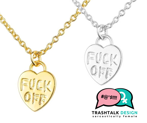 "Fuck Off" Statement Necklace