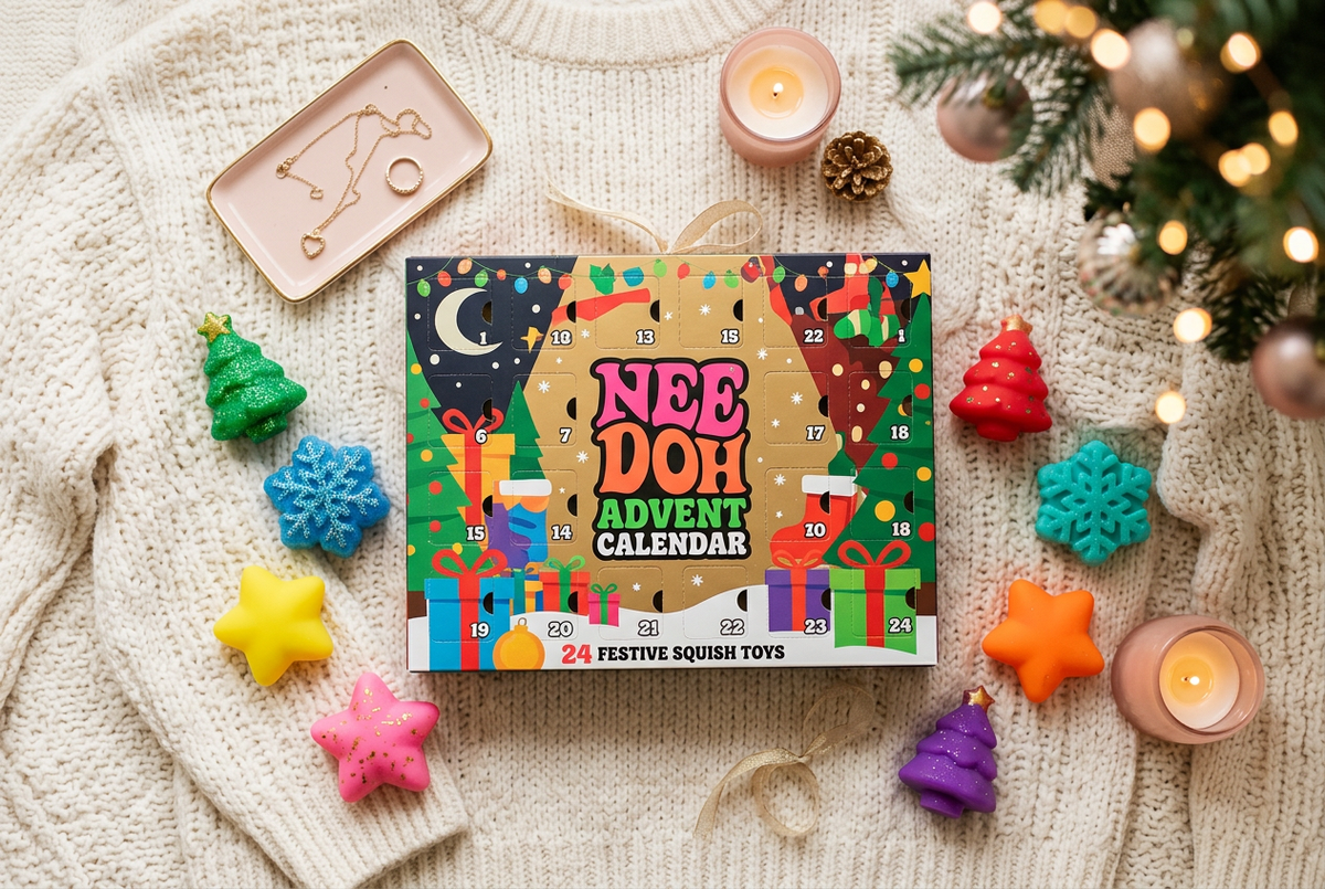 NeeDoh® Advent Squishmas — 24-Day Sensory Countdown Calendar