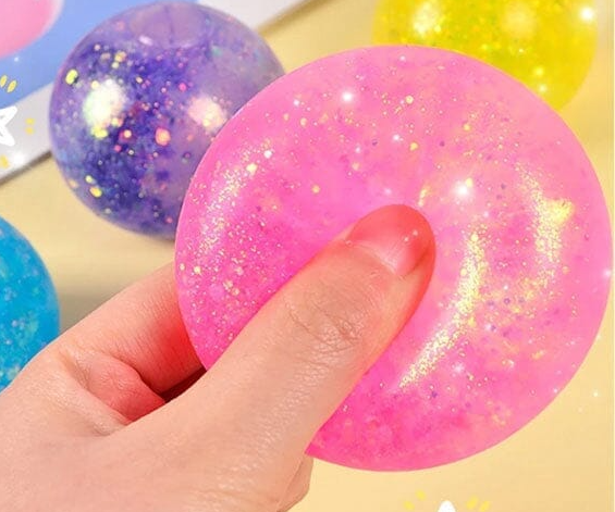 SugarSqueez Squishies® Fidget Sugar Glitter Stress Ball
