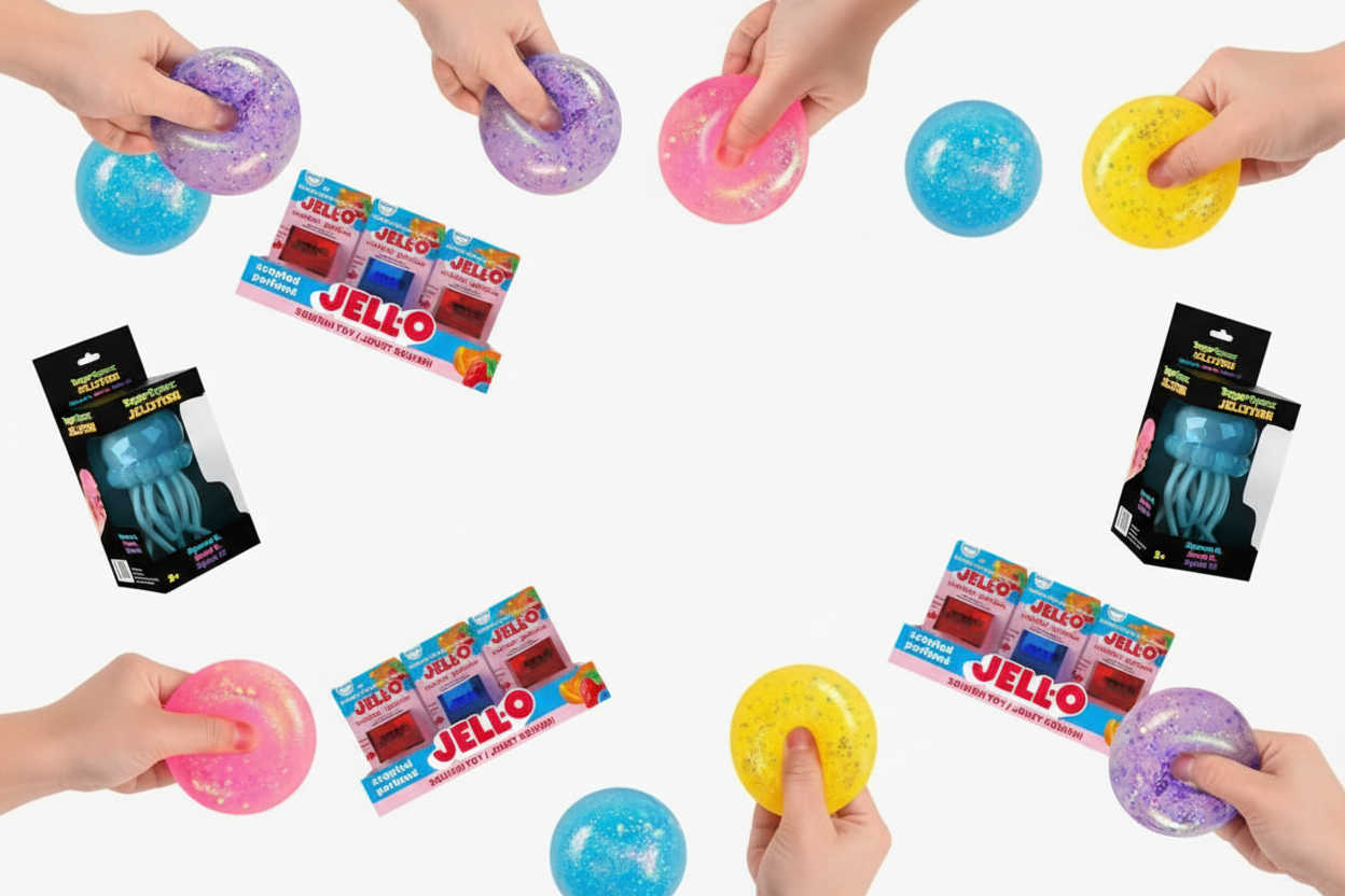 Squishy Scattered Playful Banner